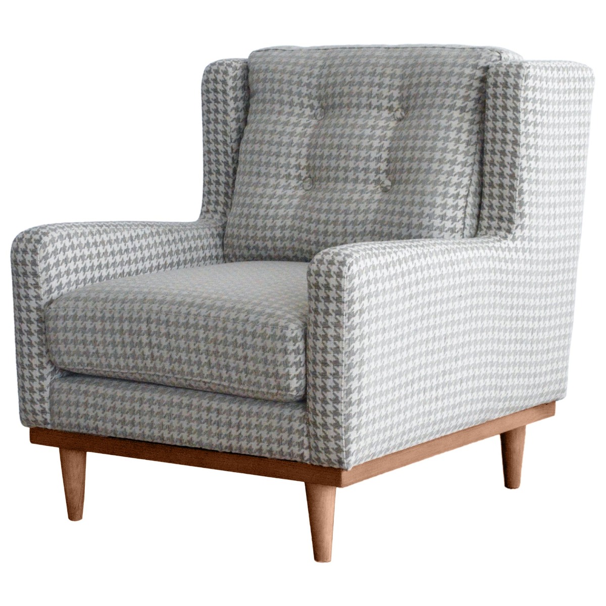 Evie Button Tuffed 3 Seat Sofa Forest Green Velvet W/ Bolster Cushions Taupe, W 78cm D 90cm H 90cm (RRP $1195) - Image 9