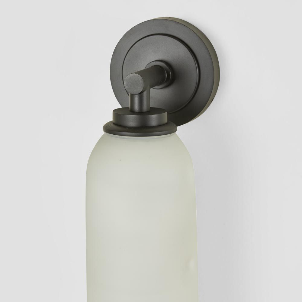 Hampton Outdoor Glass Wall Light Medium (RRP $605) - Image 2
