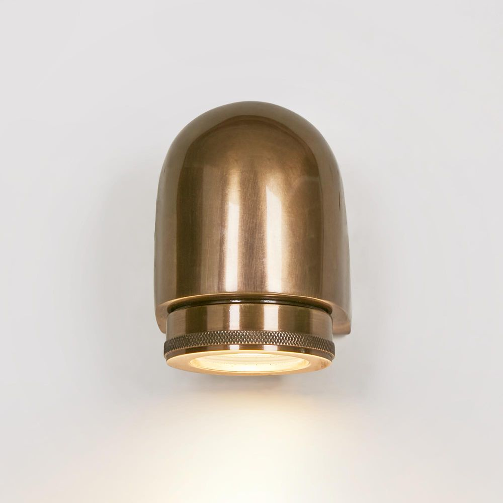 Sea Rock Outdoor Wall Light Antique Brass (RRP $484) - Image 3