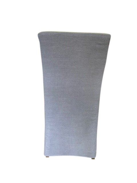 FLOORSTOCK CLEARANCE SALE "Ravello" Hampton Style Loose Cover Fabric Dining Chair Blue, 49cmL x 65cmD x 104cmH (RRP $299) - Image 2