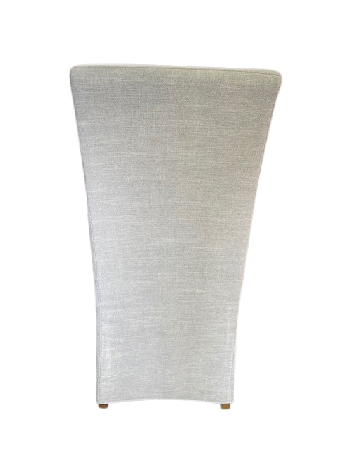 FLOORSTOCK CLEARANCE SALE "Ravello" Hamptons Style Loose Cover Fabric Dining Chair Sea Foam, 49cmL x 65cmD x 104cmH (RRP $299) - Image 2
