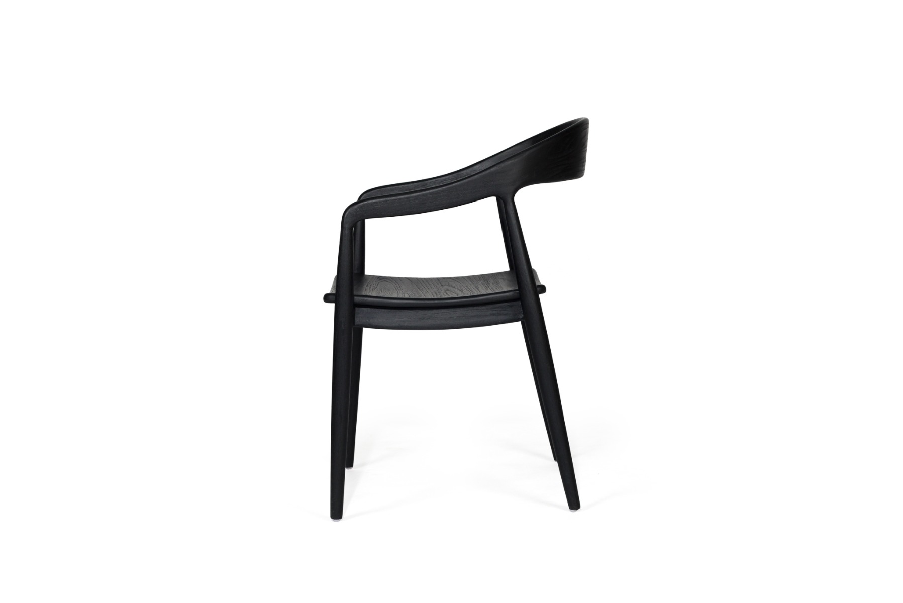 Rigby Armchair Black, W 57cm x D 55cm x H81.5cm - Image 4