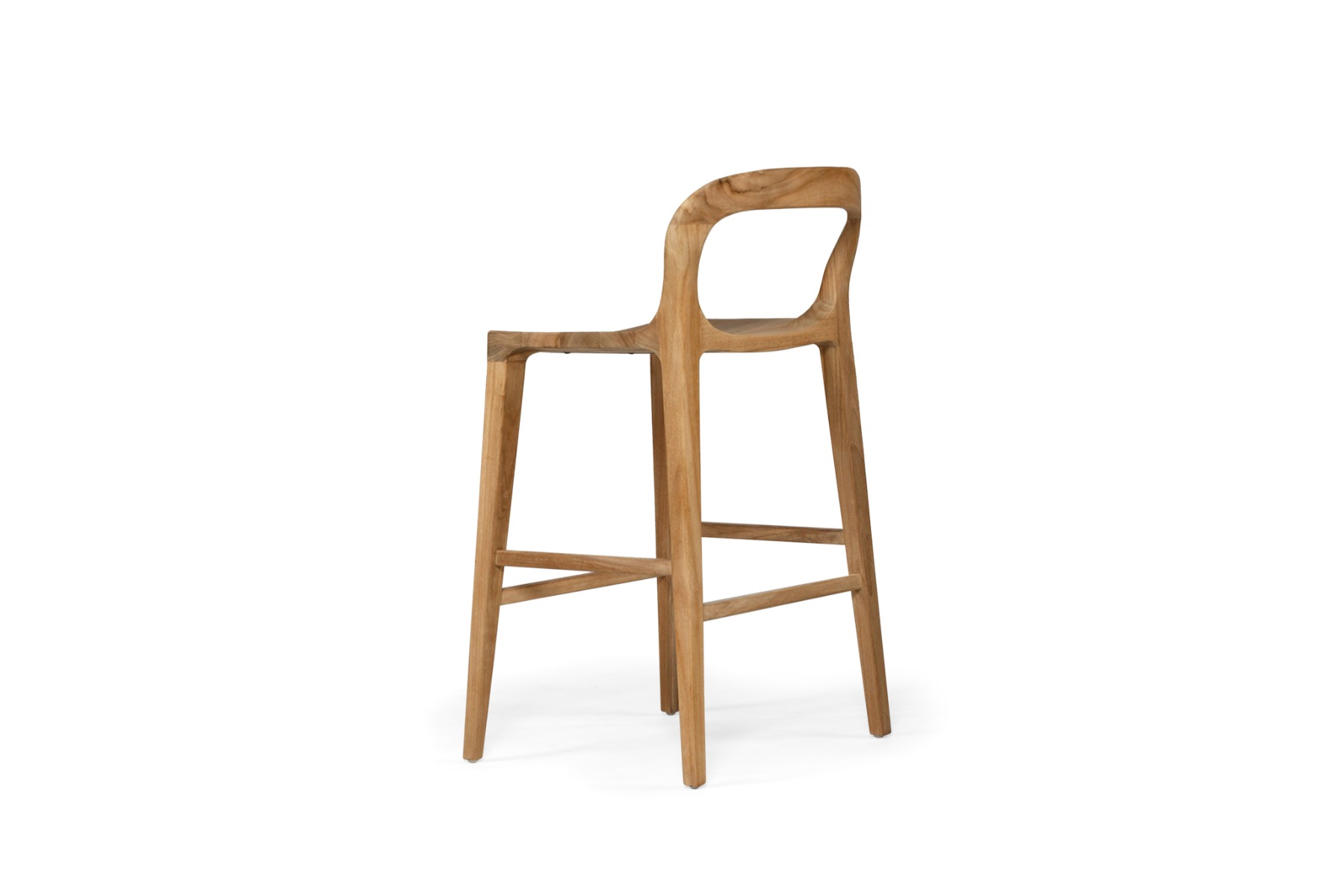 Rigby Counter Stool Natural, W 50cm x D 56cm x H 89cm - Image 5