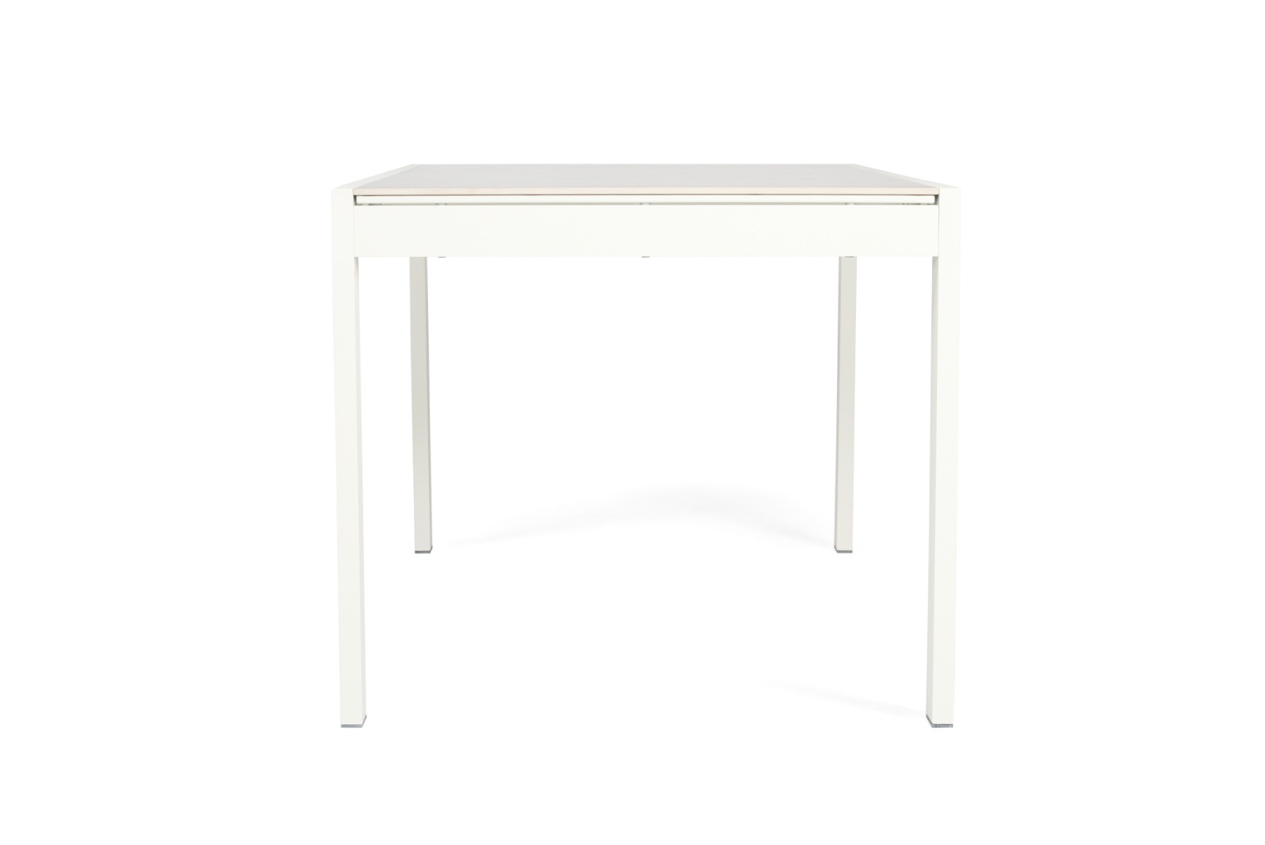 Roberto Outdoor Dining Table Pearl White, L 160cm x W 86cm x H 76cm - Image 4