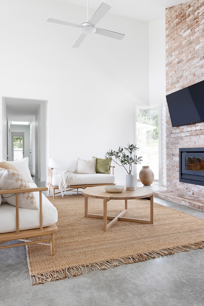 Clovelly Round Coffee Table American Oak, W 100cm x H 47cm - Image 15