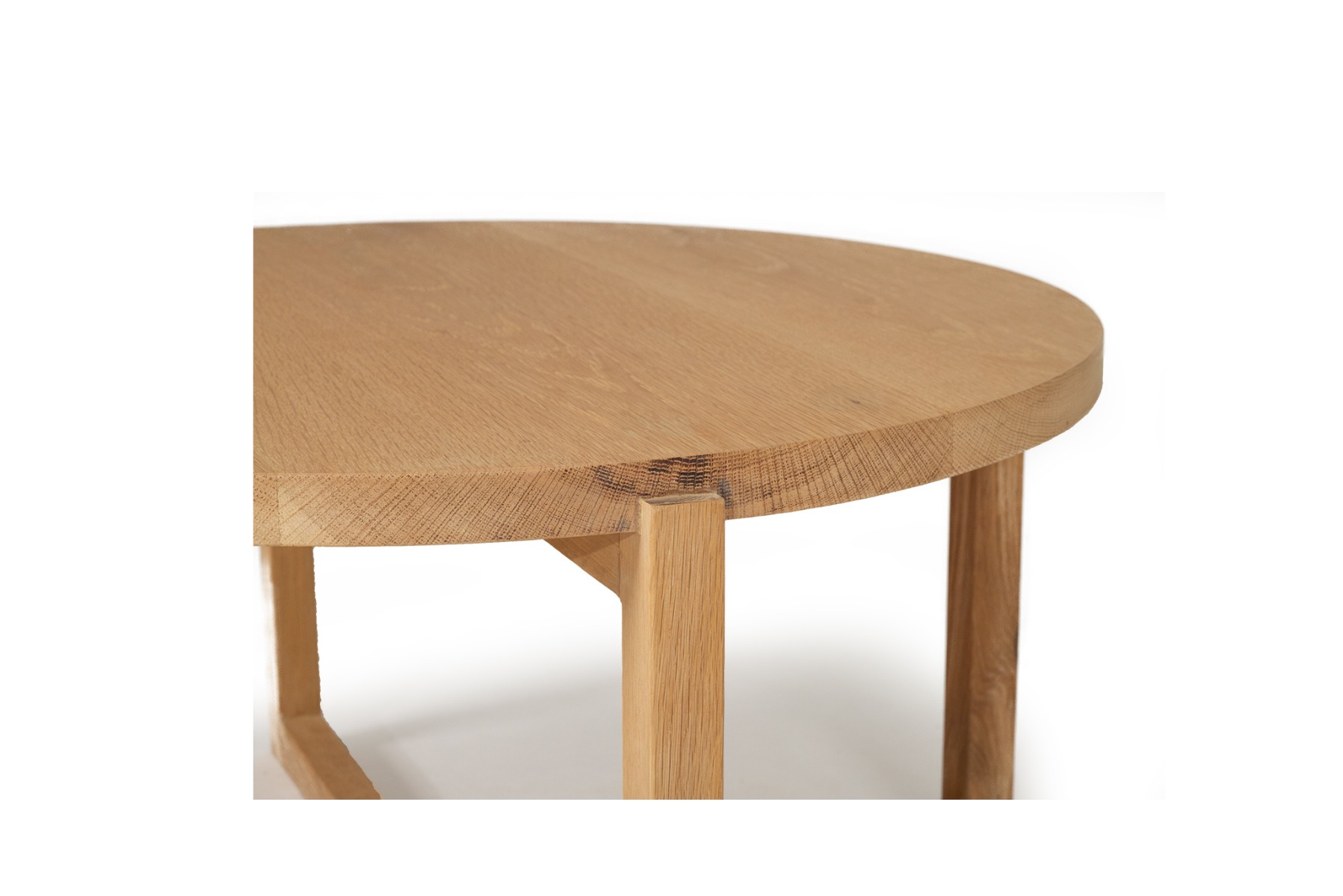 Clovelly Round Coffee Table, W 60cm x H 37cm - Image 4