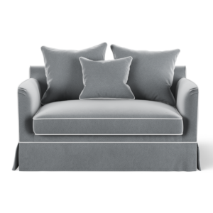 Noosa Hamptons 1.5 Seat Sofa Bed Grey, W 140 D 91 H 80cm (RRP $2999)
