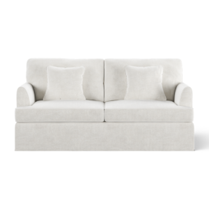 Byron Hamptons 2.5 Seat Sofa Ivory, W 190cm D 96cm H 78cm (RRP $2859)