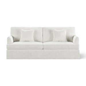 Byron Hamptons 3 Seat Sofa Ivory, W 223cm D 96cm H 78cm (RRP $3299)