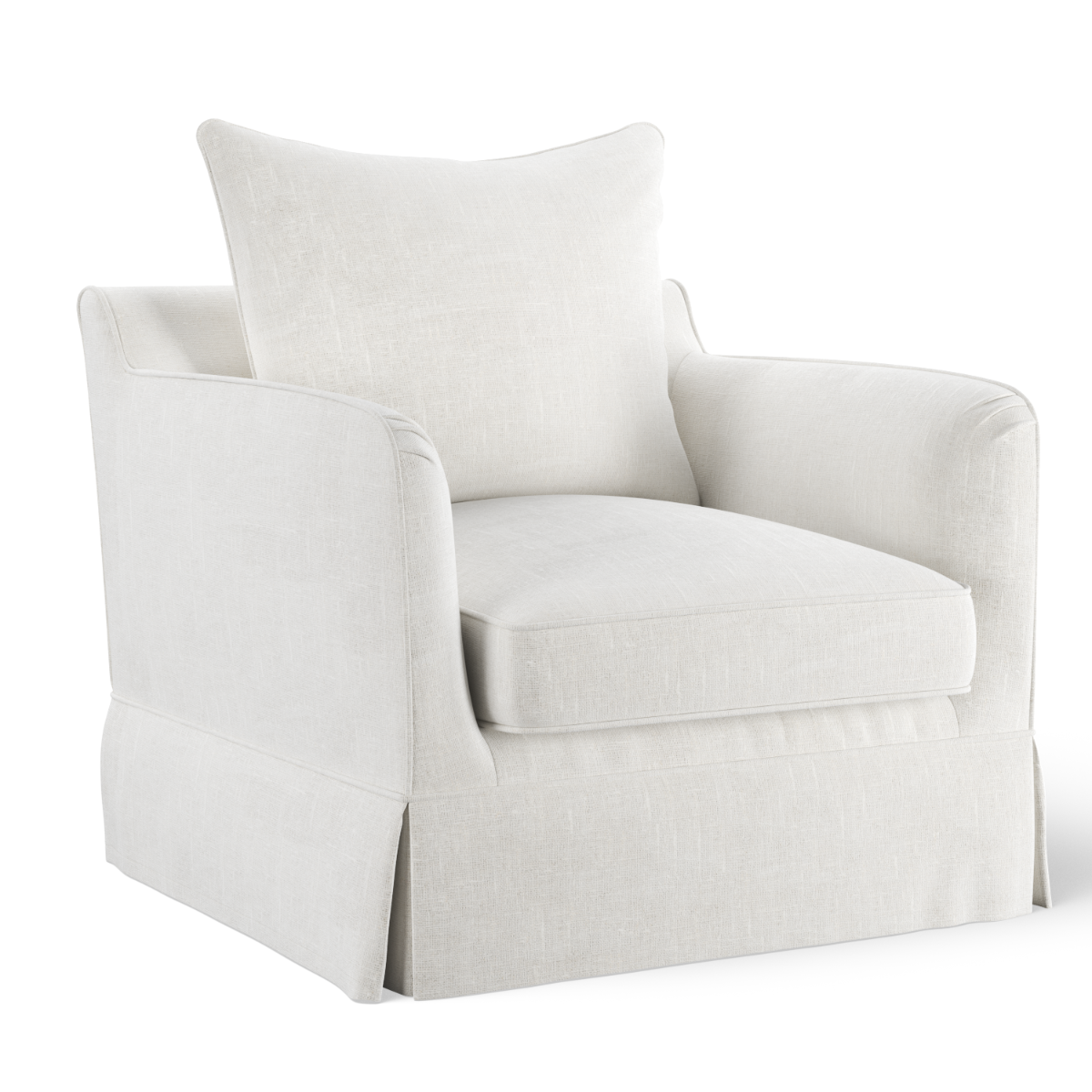 Noosa Hamptons Armchair Ivory, W 91cm D 90cm H 80cm (RRP $1699) - Image 7