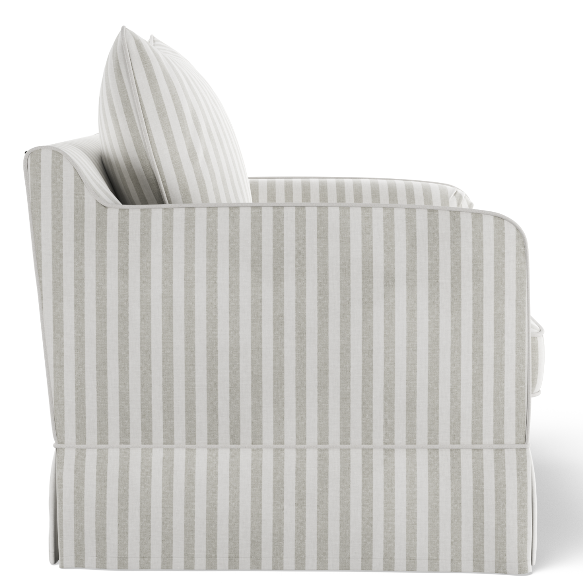 Noosa Hamptons Armchair Natural Stripe, W 91cm D 90cm H 80cm (RRP $1699) - Image 4