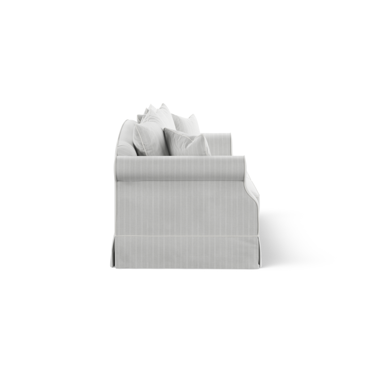 Avalon Hamptons 3 Seat Sofa Cloud Stripe, W 226cm D 96cm H 81cm (RRP $3299) - Image 4