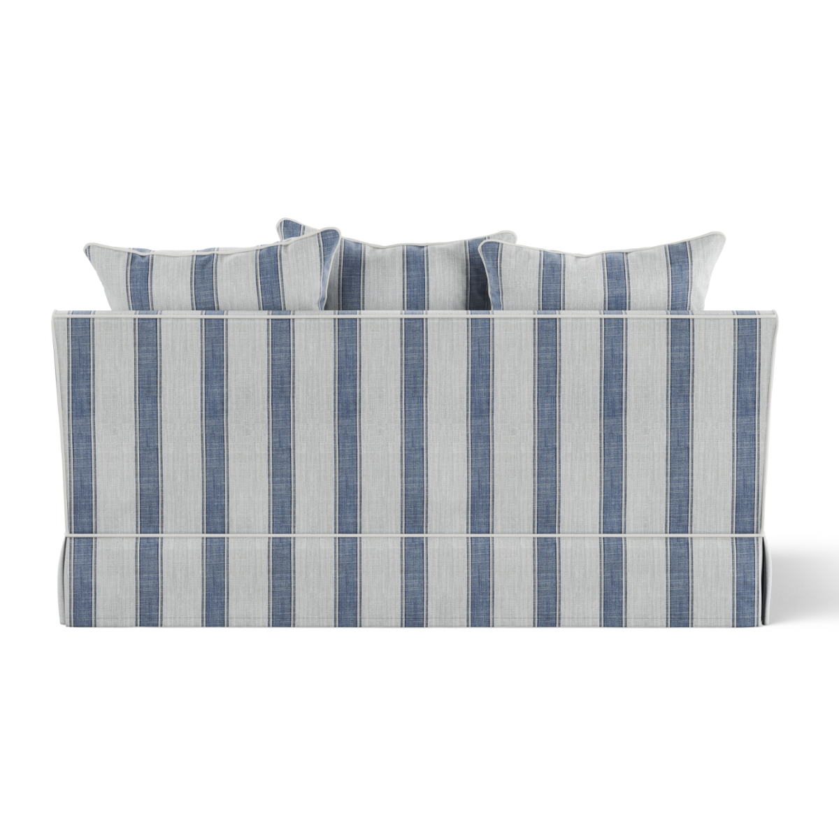 Noosa Hamptons 2 Seat Sofa Blue Sky Stripe, W 170cm D 91cm H 80cm (RRP $2279) - Image 17