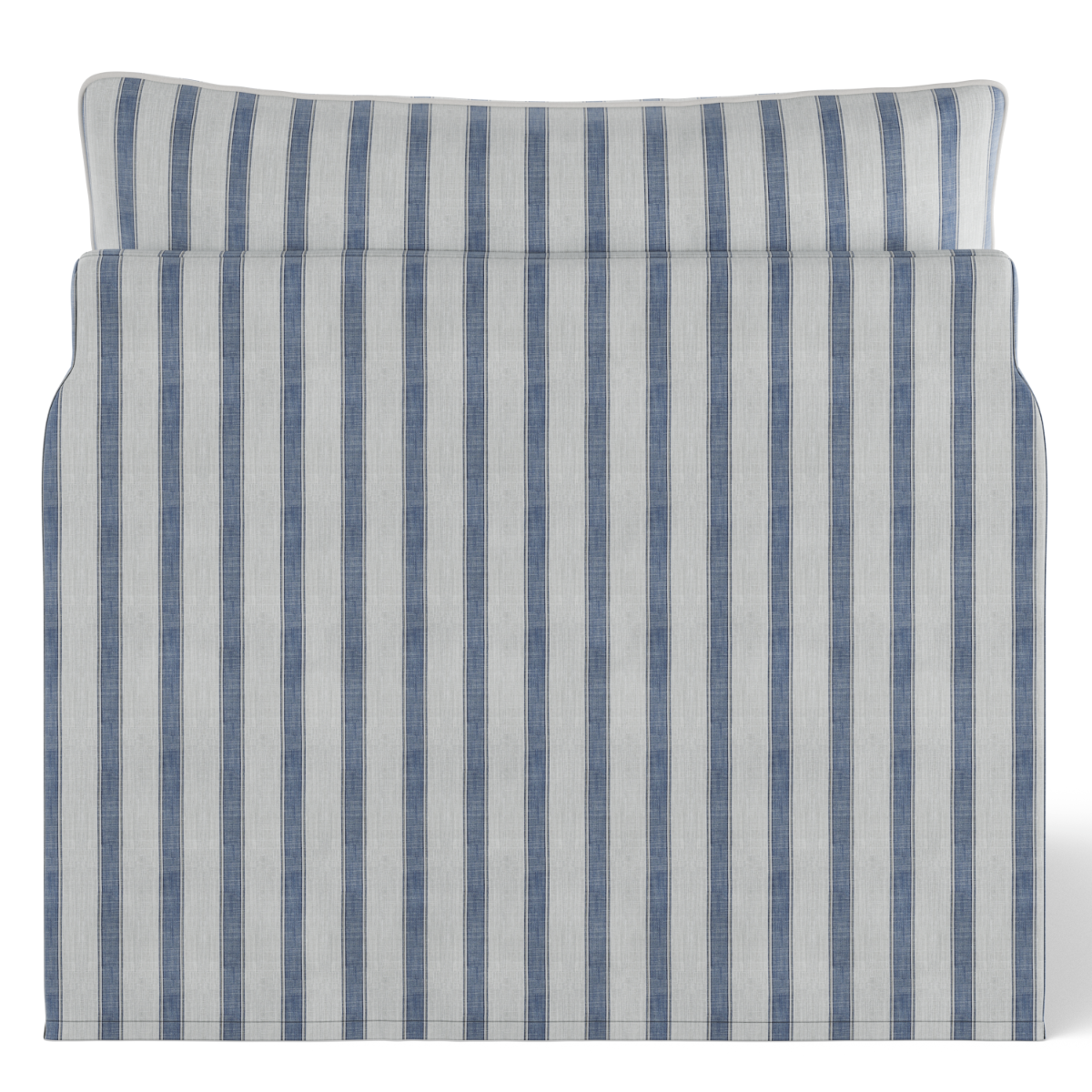 Byron Hamptons Armchair Blue Sky Stripe, W 99cm D 96cm H 78cm (RRP $1859) - Image 5