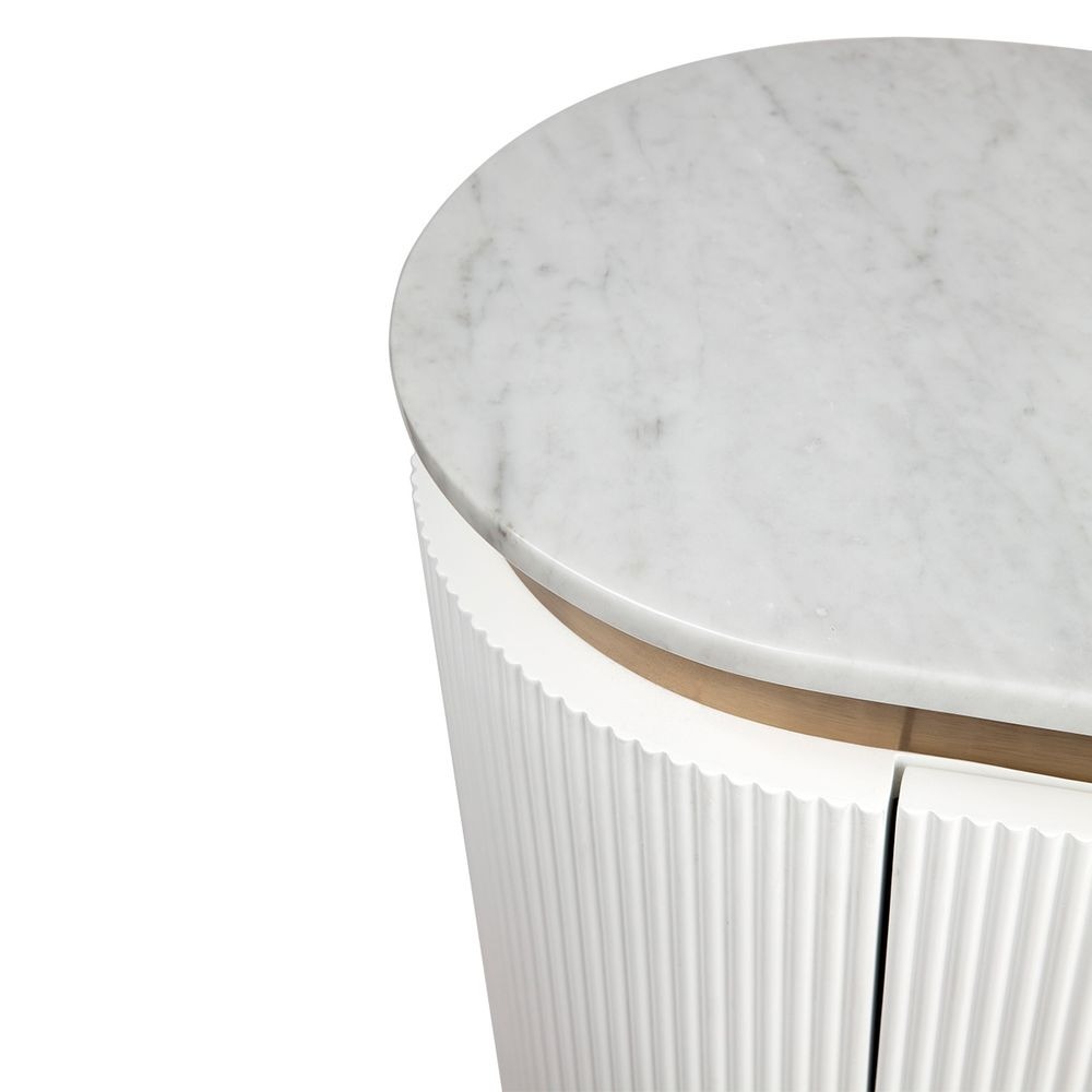 Demarco Buffet White, 160cm W x 45cm D x 81cm H (RRP $5049) - Image 7