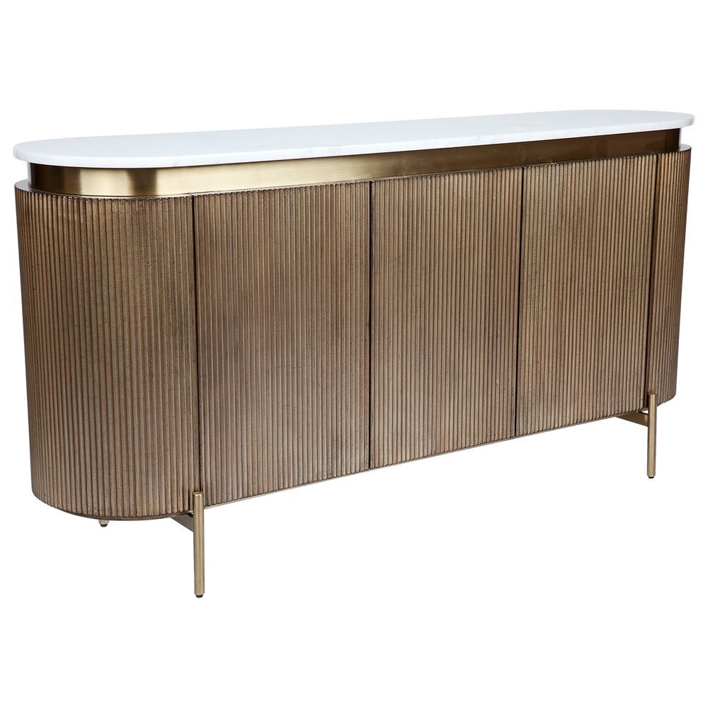 Demarco Buffet Antique Gold, 160cm W x 45cm D x 81cm H (RRP $5049) - Image 3
