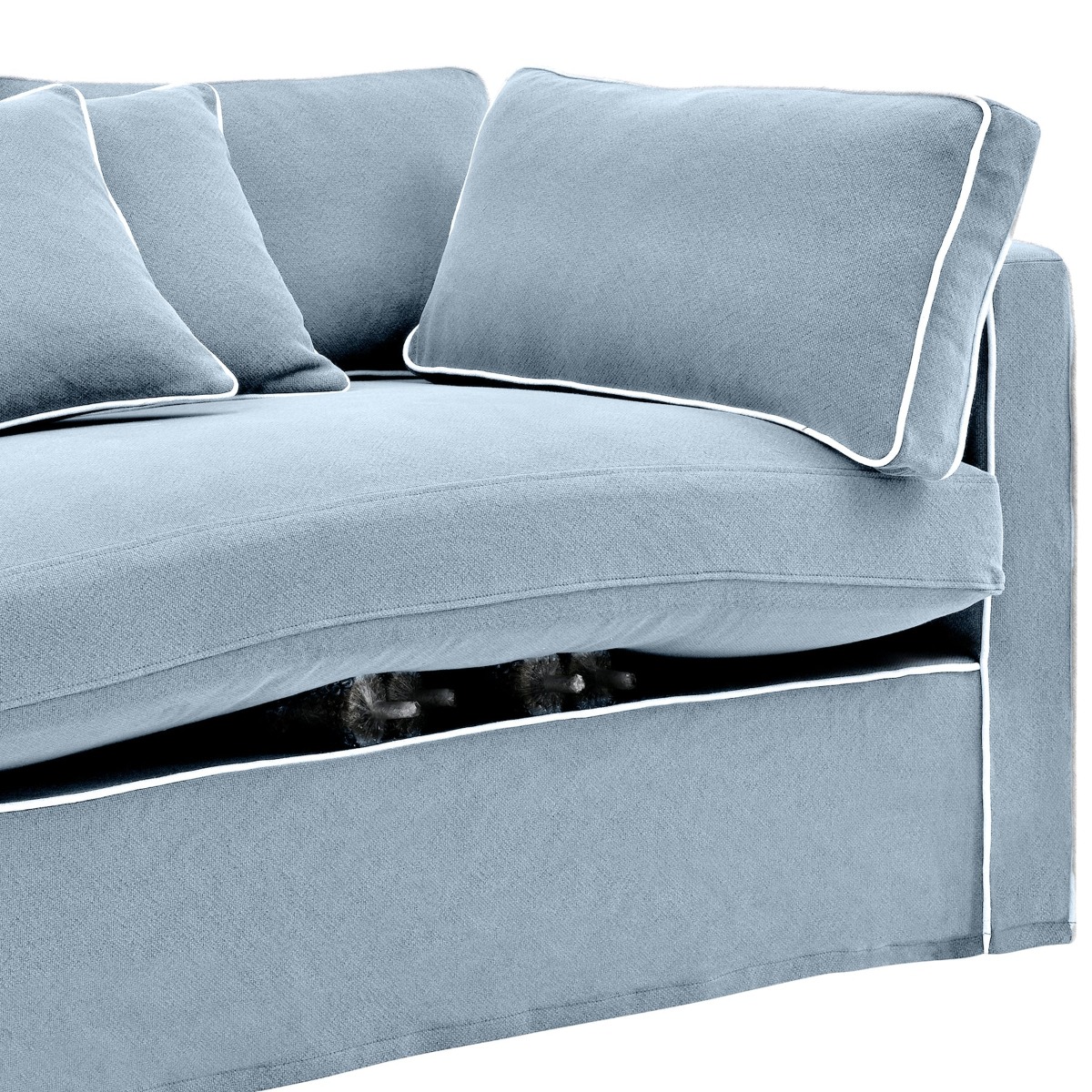 Slip Cover - Marbella Modular Sofa A Beach, W 150 D 100 H 85cm (RRP $799) - Image 5