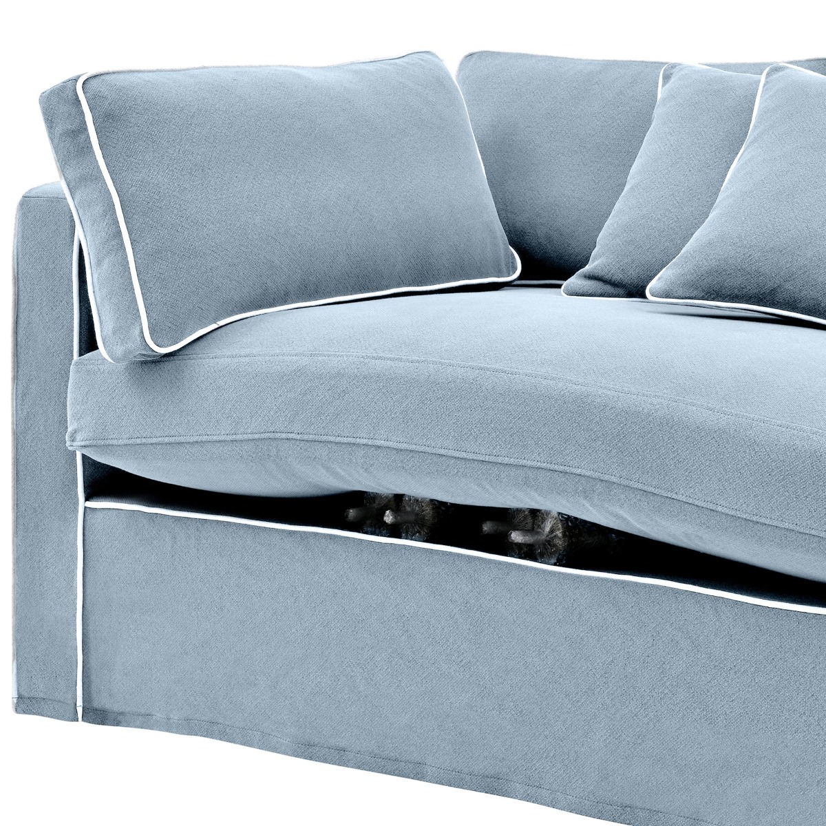 Slip Cover - Marbella Modular Sofa B Beach, W 150 D 100 H 85cm (RRP $799) - Image 6