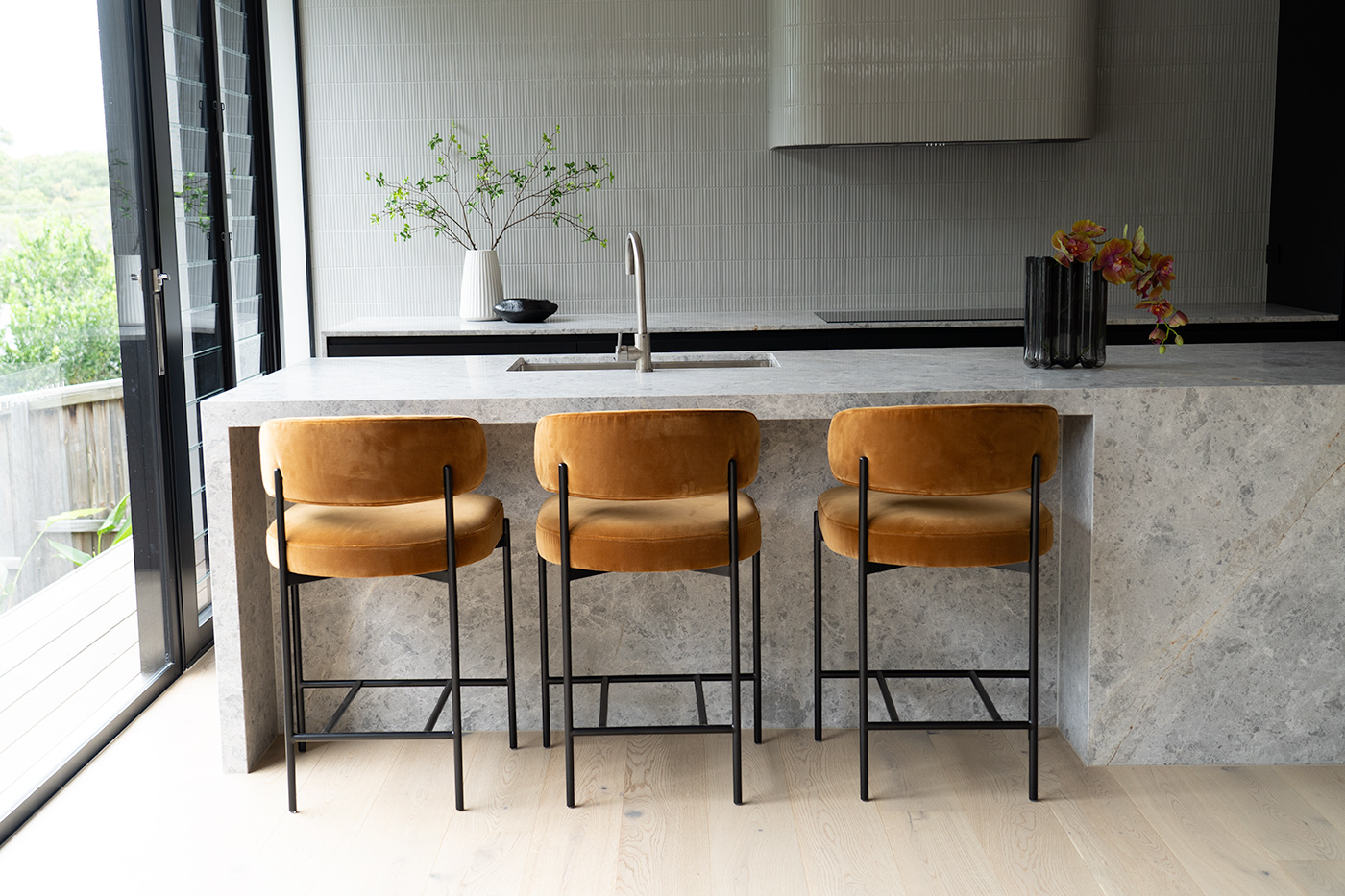 Soho Counter Stool Rust, W 55cm x D 52cm x H 91cm - Image 7