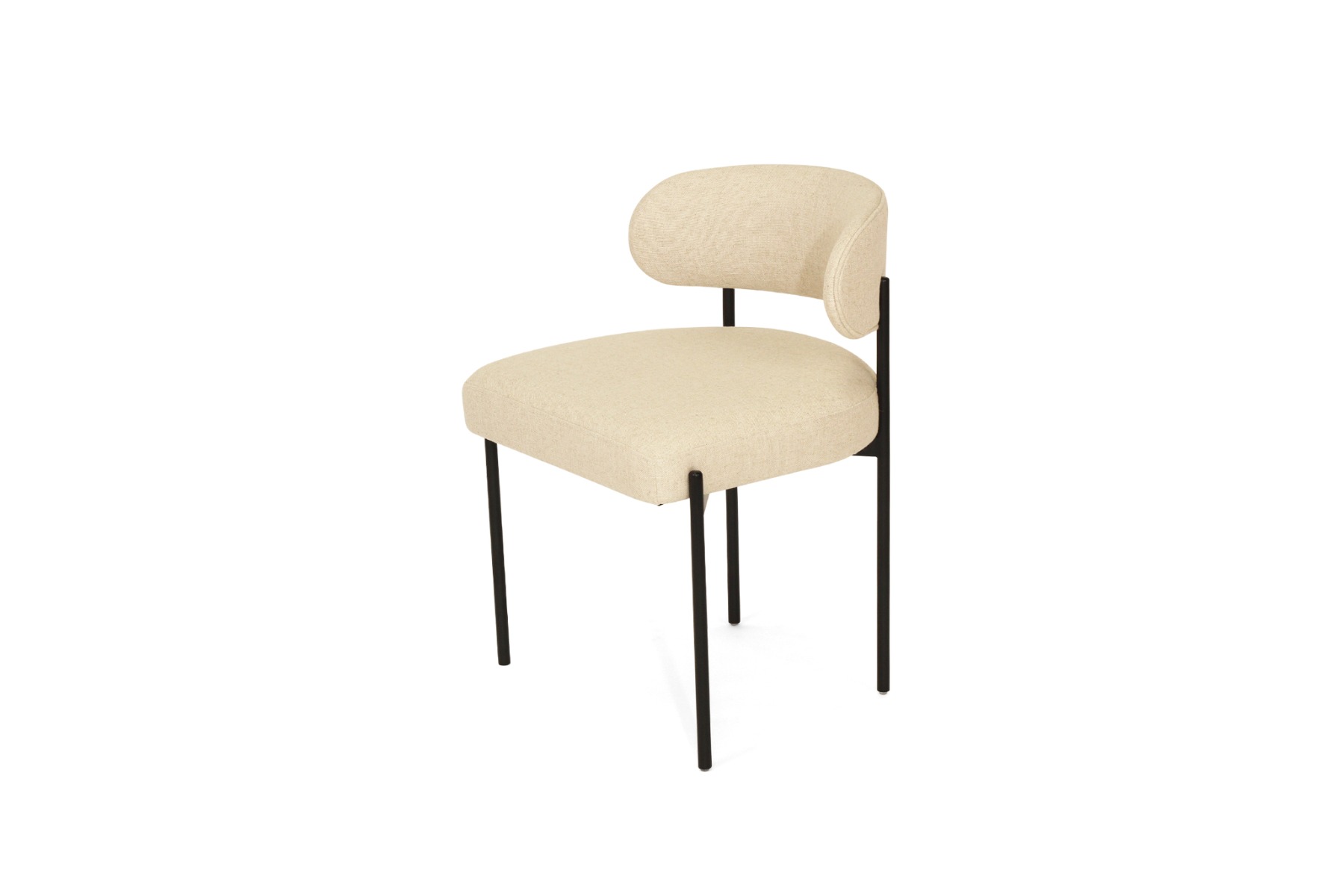 Soho Dining Chair Linen, W 55cm x D 52cm x H 76cm - Image 12