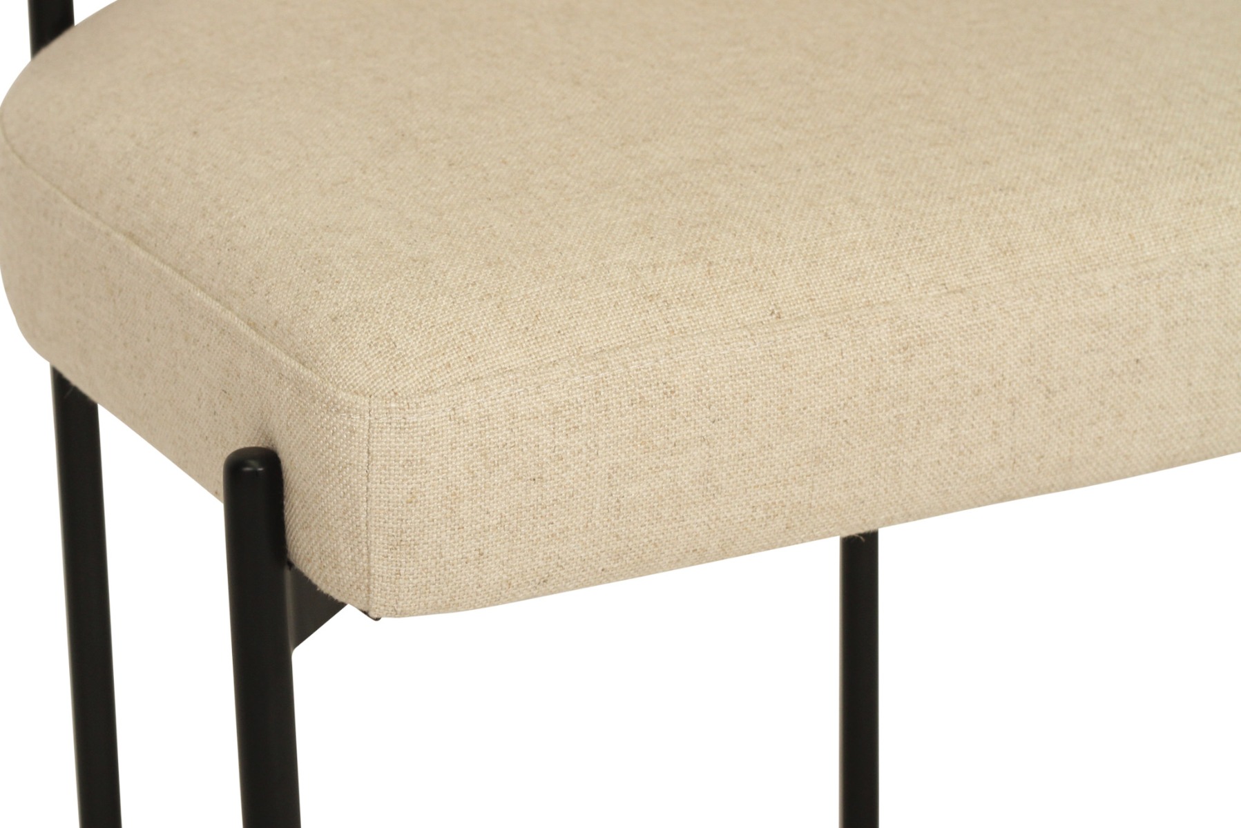 Soho Dining Chair Linen, W 55cm x D 52cm x H 76cm - Image 8