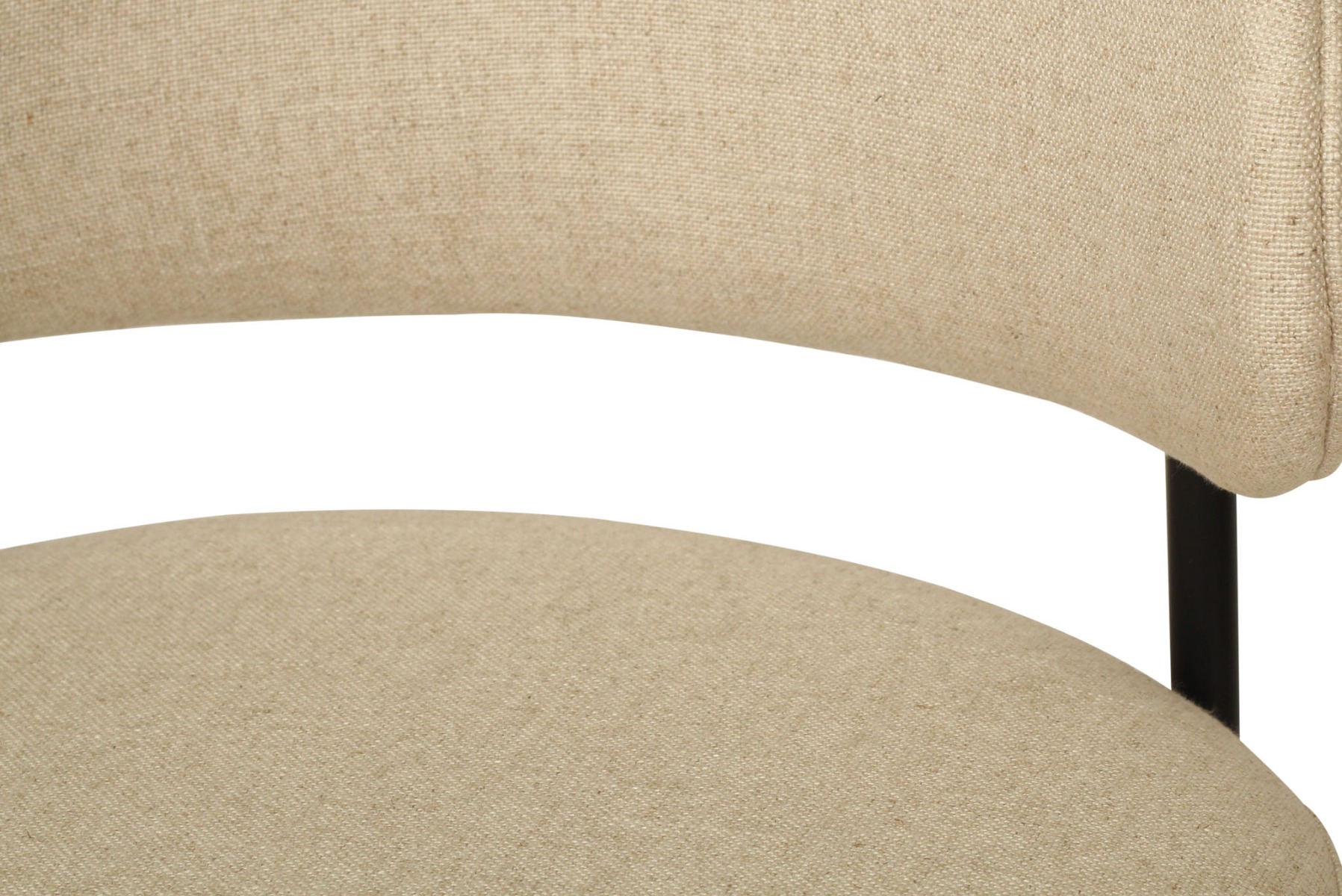 Soho Dining Chair Linen, W 55cm x D 52cm x H 76cm - Image 7