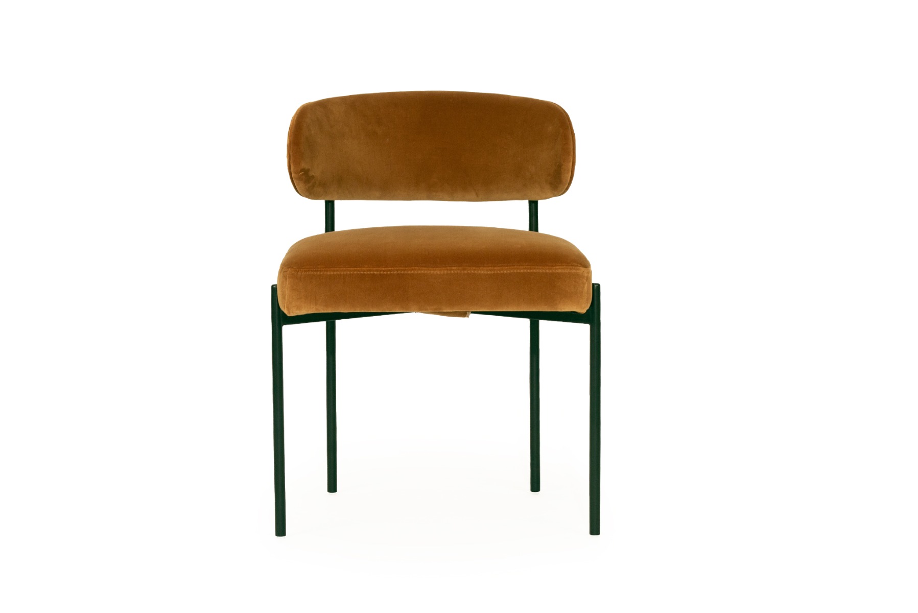 Soho Dining Chair Rust, W 55cm x D 52cm x H 76cm - Image 4