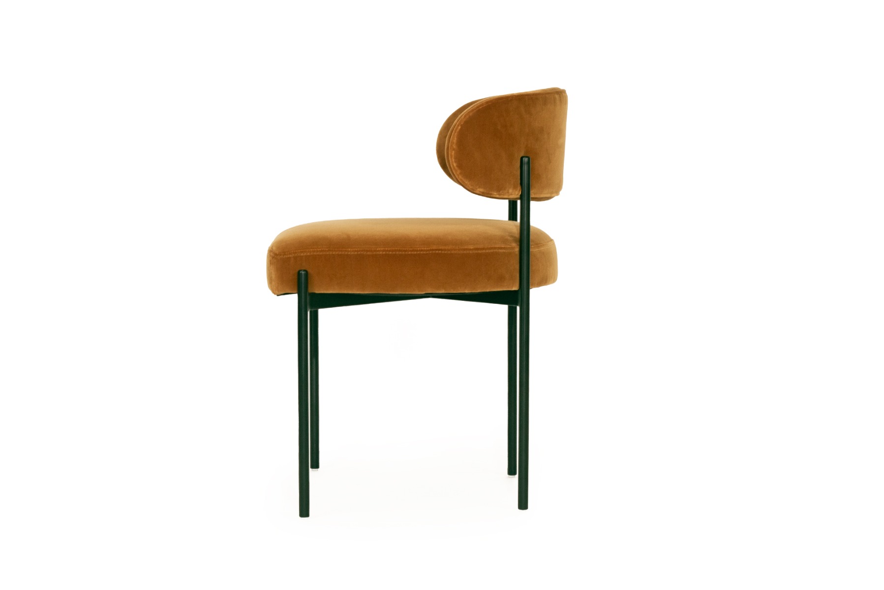 Soho Dining Chair Rust, W 55cm x D 52cm x H 76cm - Image 6