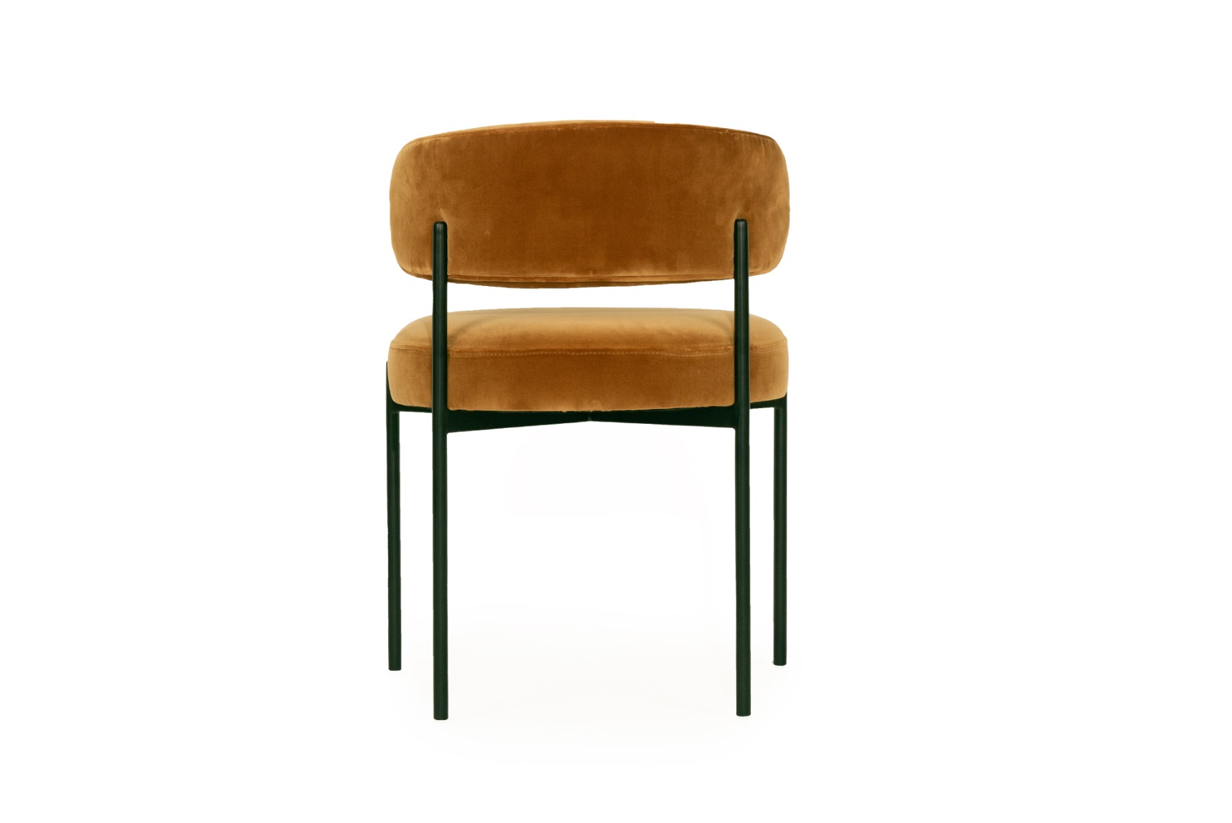 Soho Dining Chair Rust, W 55cm x D 52cm x H 76cm - Image 8