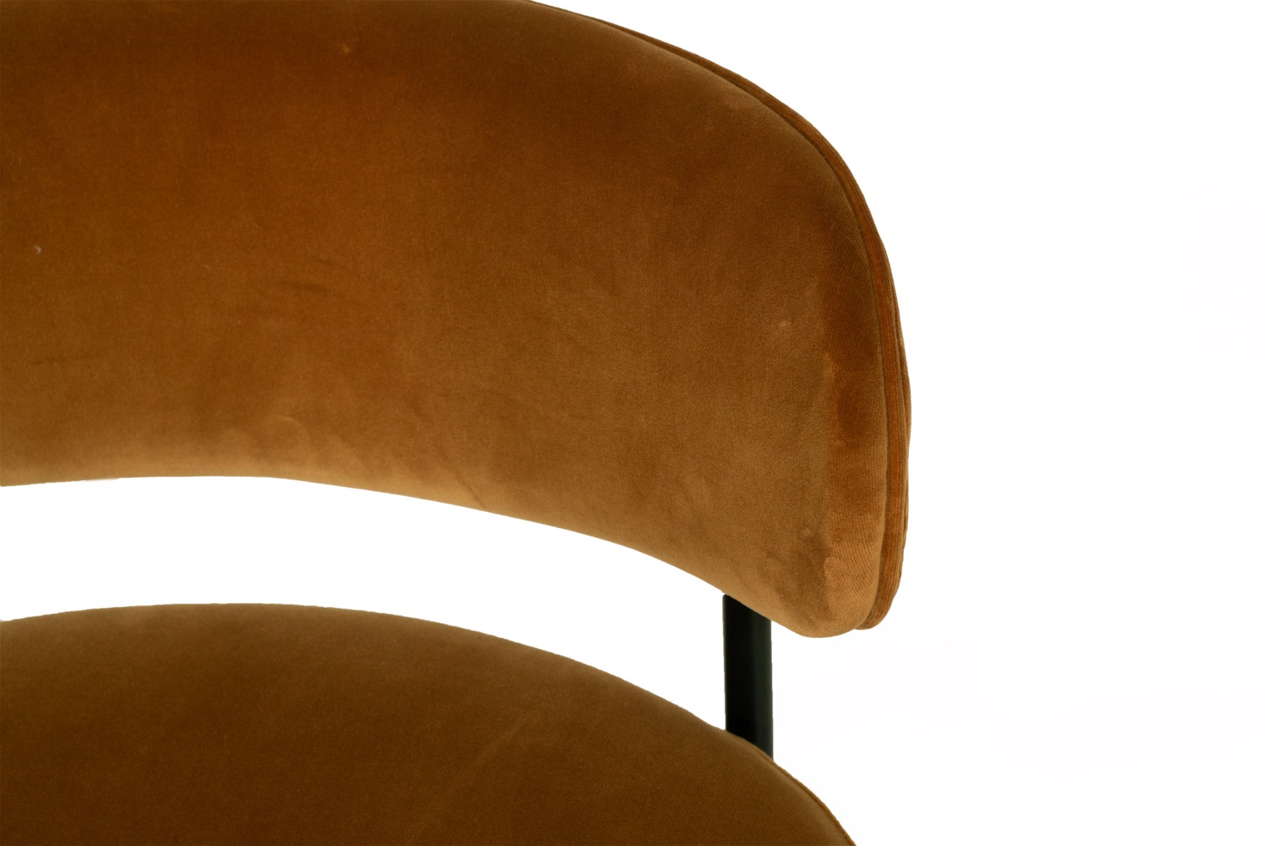 Soho Dining Chair Rust, W 55cm x D 52cm x H 76cm - Image 10