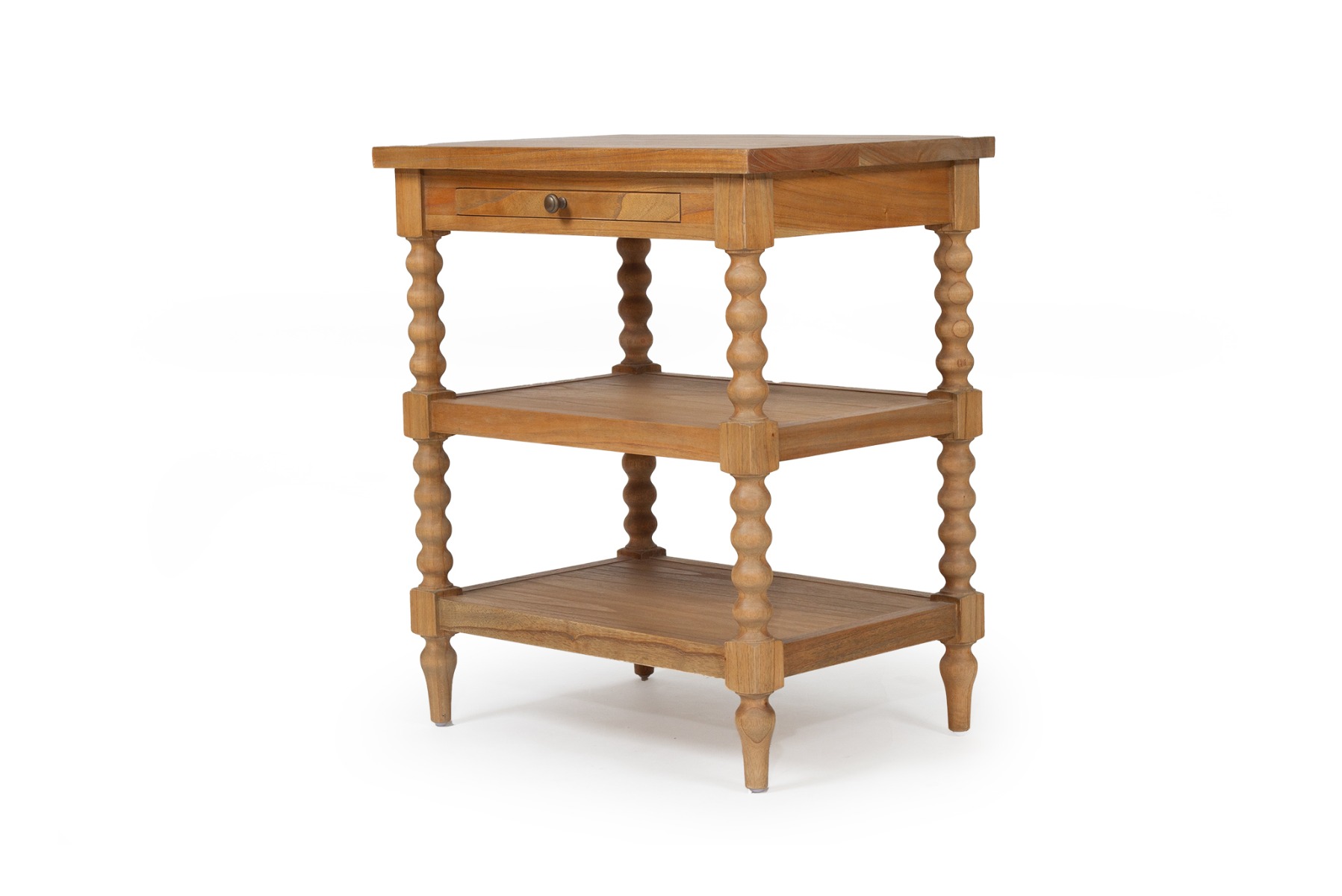 Stradbroke Bobbin Bedside Table, W 66cm x D 46cm x H 76cm - Image 5