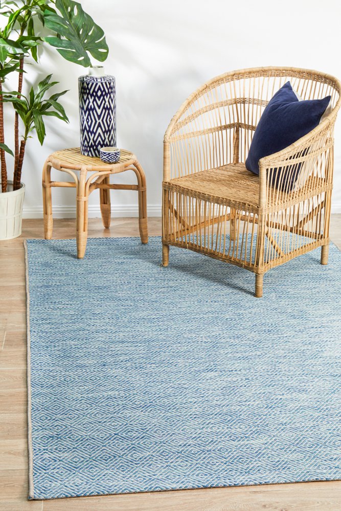 "Terrace" Hamptons Style Outdoor/Indoor Rug, Blue-TER-5500-BLU-230X160 - Image 9