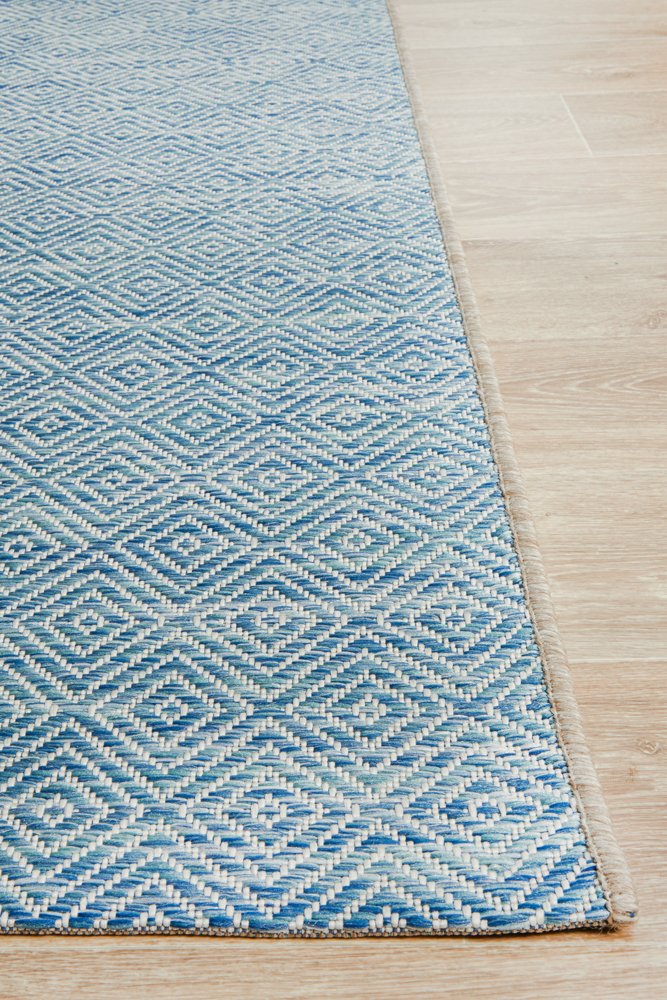 "Terrace" Hamptons Style Outdoor/Indoor Rug 5500, Blue - Image 9