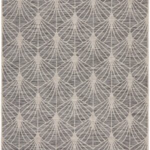 "Terrace" Hamptons Style Outdoor/Indoor Rug 5502, Black-Terrace Black 5502 330X240