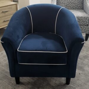 "Haven" Hamptons Style Upholstered Fabric Tub Chair 100% Australian Made. Huge choice of fabrics and colours (RRP $1199)