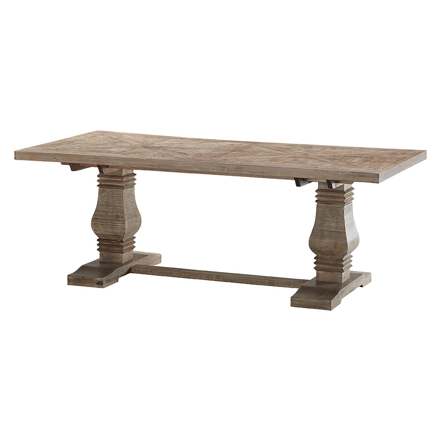 "Tuscany" 7 Piece Dining Package 210cm Hardwood Timber Dining Table with 6 Avoca Chairs (RRP $4299) - Image 2