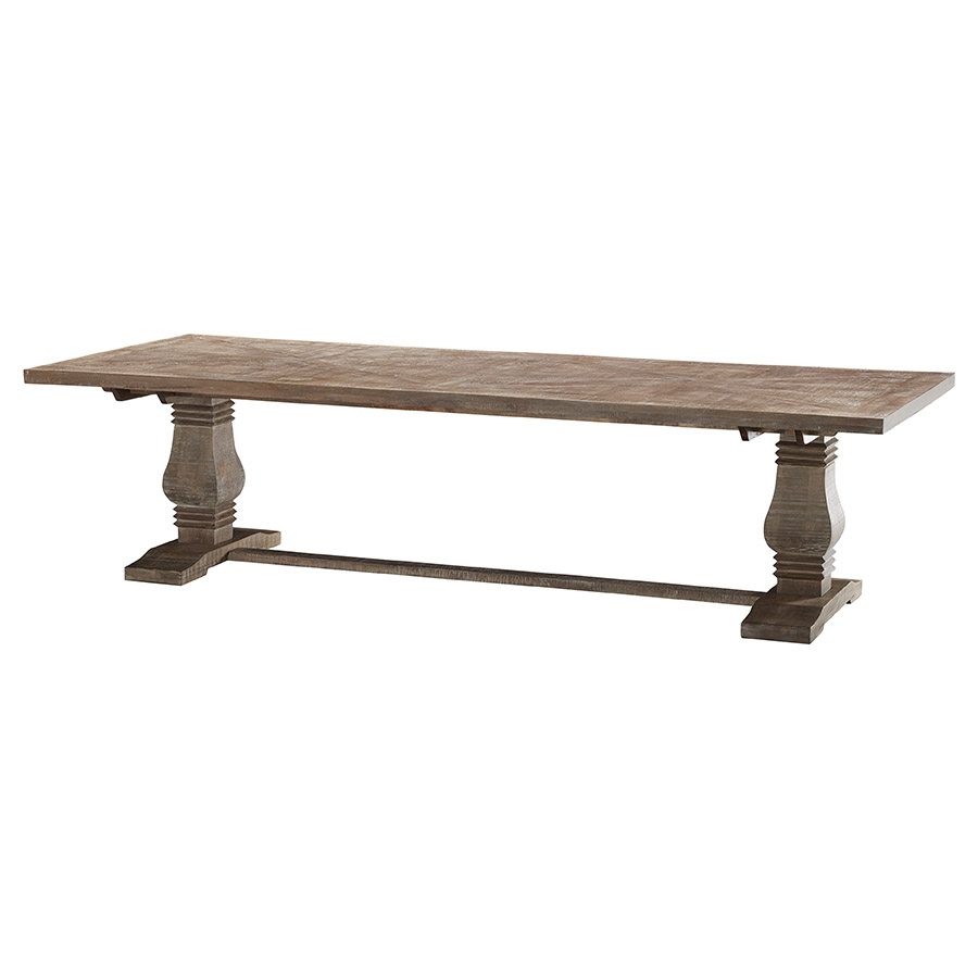 "Tuscany" 9 Piece Dining Package 300cm Hardwood Timber Dining Table with 8 Avoca Chairs - Image 2