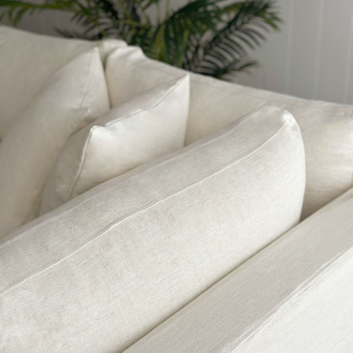 Slip Cover - Marbella Modular Sofa B Ivory, W 150 D 100 H 85cm (RRP $799) - Image 12