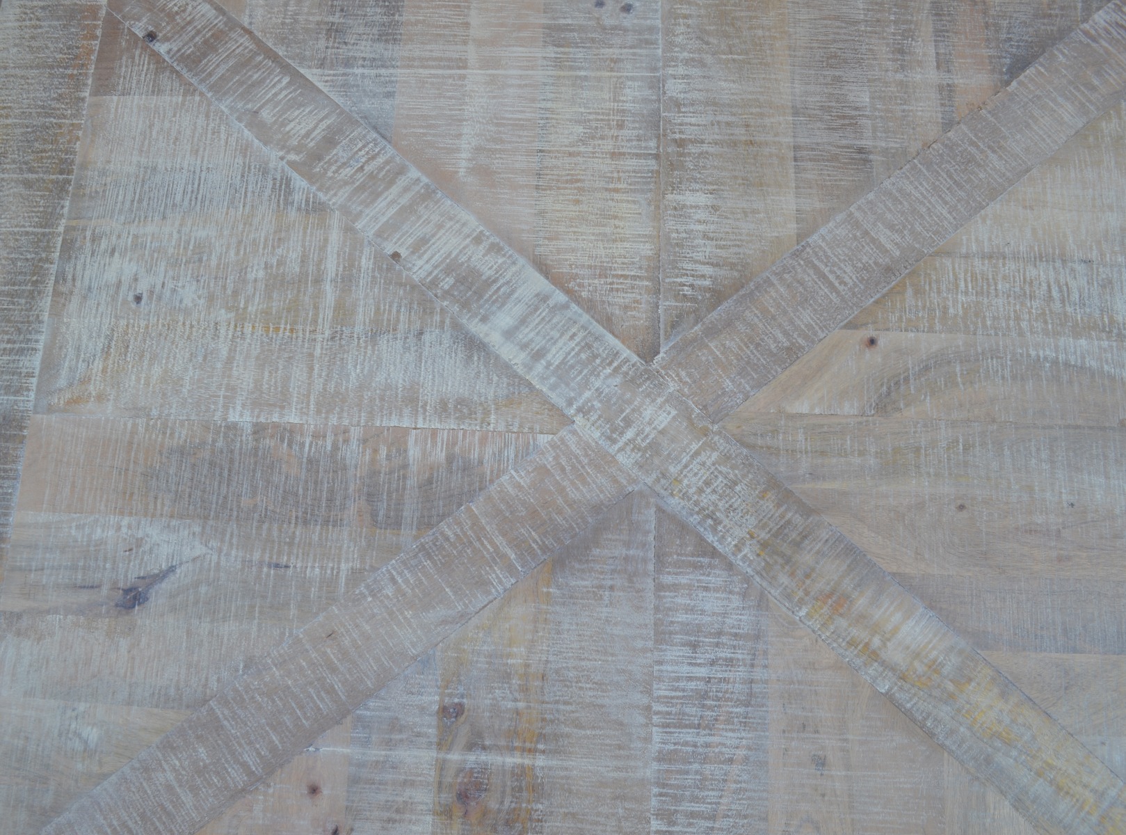 "Tuscany" Hampton Style Hardwood Timber Dining Table with Pedestal Base Whitewash, 240cm x 110cm (RRP $2499) - Image 4