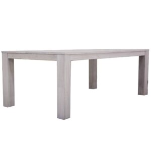 "Avalon" Hamptons Style Coastal Timber 190x100cm Dining Table, White Wash (RRP $1049)
