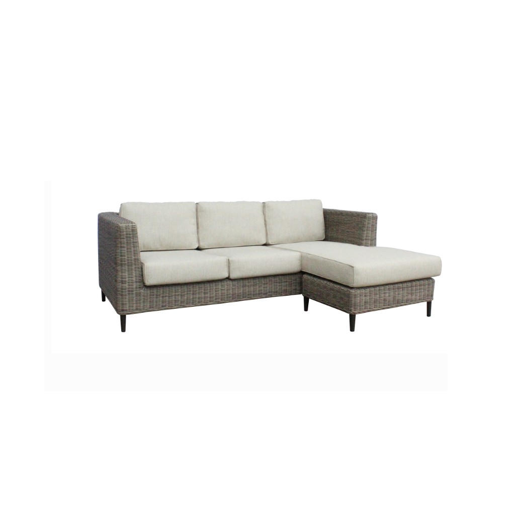 "Portia" Hamptons Style Outdoor Wicker Lounge with Reversible Chaise (RRP $3499) - Image 2