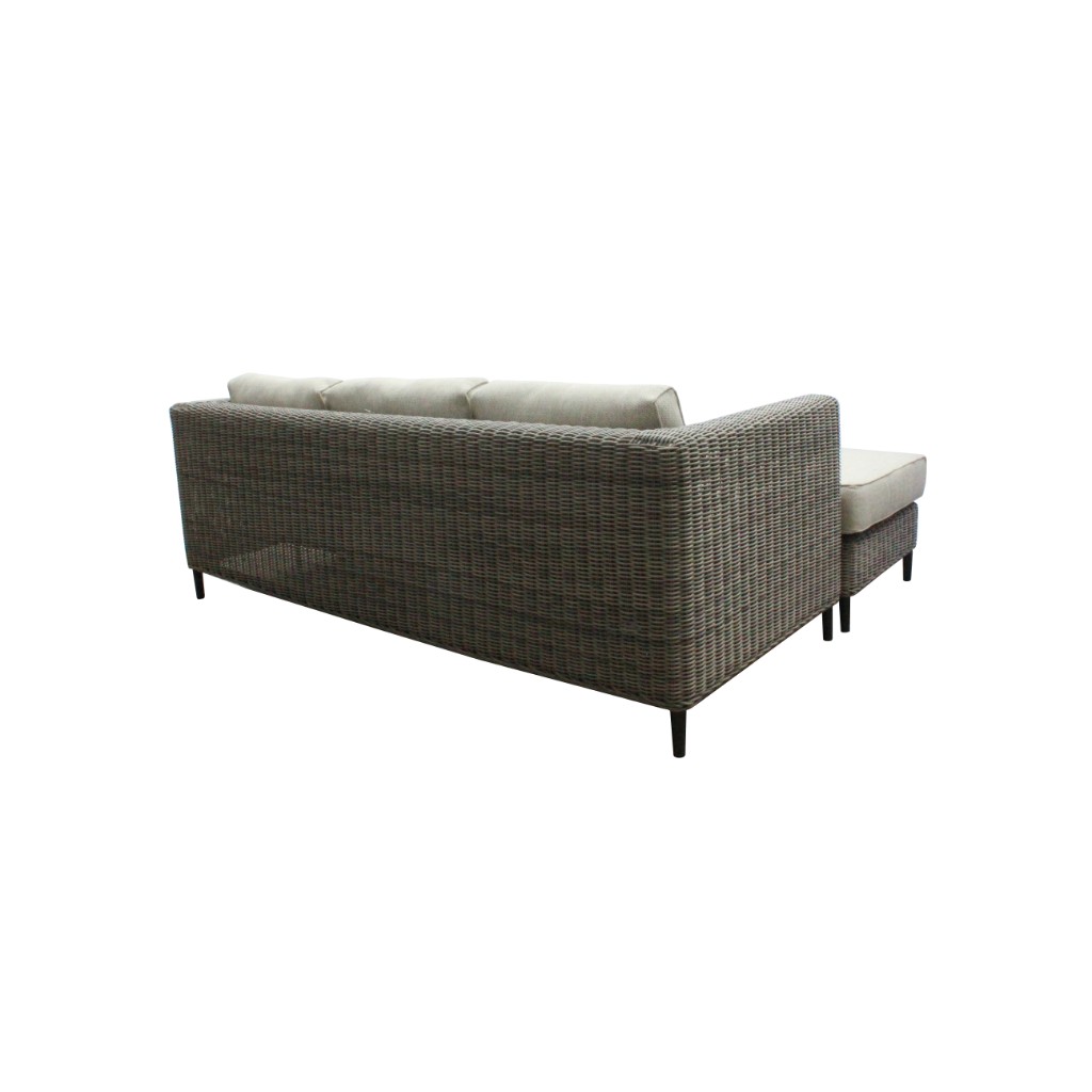 "Portia" Hamptons Style Outdoor Wicker Lounge with Reversible Chaise (RRP $3499) - Image 3