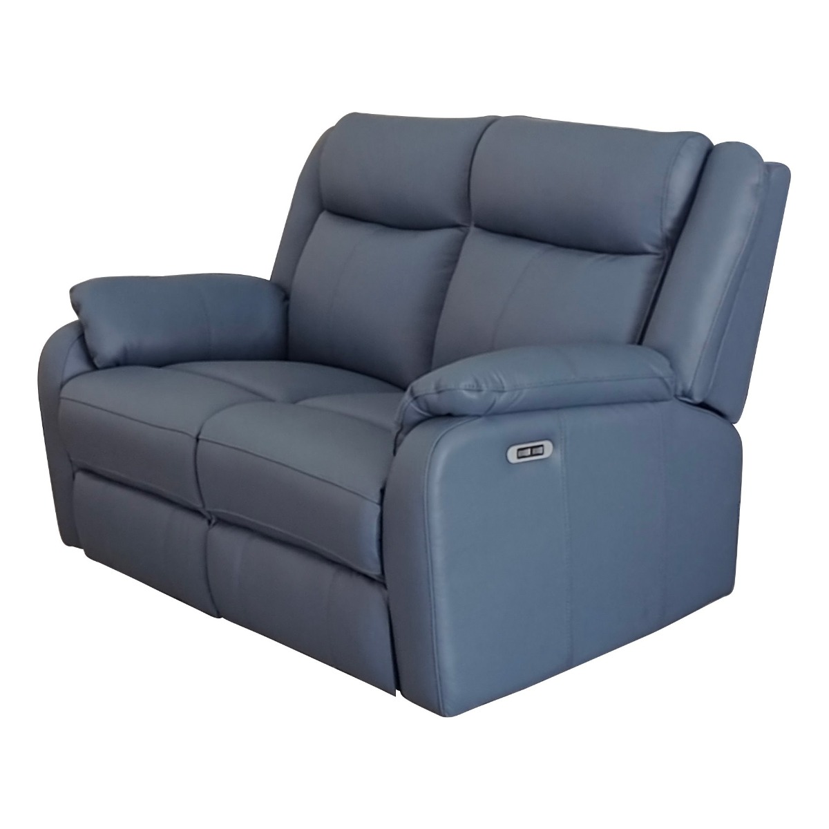 "Laurel" Genuine Murano Leather 2 Seater Electric Recliner Lounge, Superior Comfort (RRP $2999) - Image 2