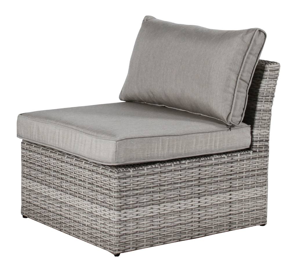 BOXING DAY SALE Amalfi Outdoor Modular Corner Lounge with Coffee Table, Grey Wicker (RRP $2999) - Image 5