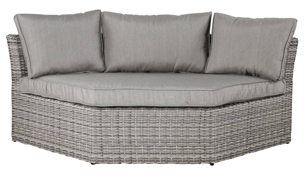 BOXING DAY SALE Amalfi Outdoor Modular Corner Lounge with Coffee Table, Grey Wicker (RRP $2999) - Image 4