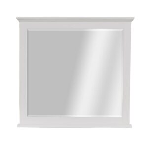 "Sophia" Hampton Style Hardwood Timber Mirror, 100x105cm