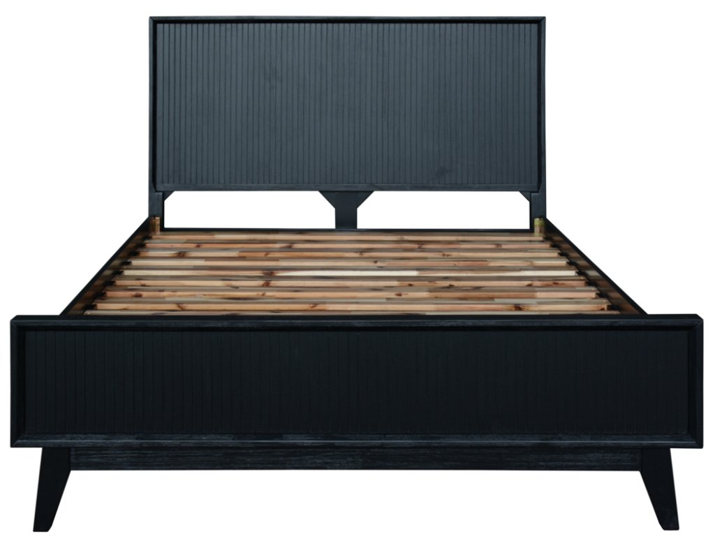 "Ellie" Hamptons Style Queen Bed, Black W161 x D223 x H120 CM (RRP $1499) - Image 3