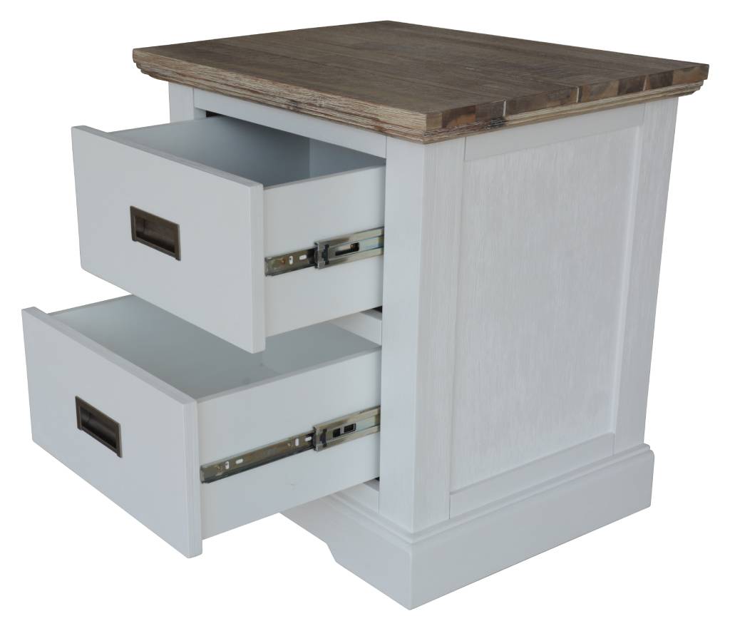 "Brampton" Hamptons Style Timber 4 Piece Queen Bed Package with Dresser & Bedsides (RRP $4999) - Image 5