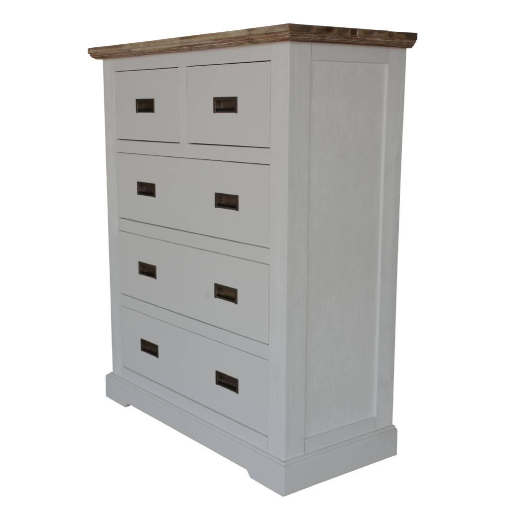 "Brampton" Hamptons Style Timber 4 Piece Queen Bed Package with Dresser & Bedsides (RRP $4999) - Image 2
