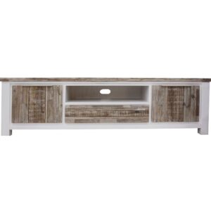"Coastal" Coastal Style TV Entertainment Unit Acacia Hardwod Timber, 210cm x 45cm x 60cmH (RRP $1799)